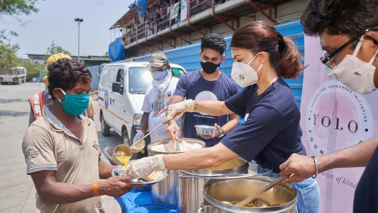 Jacqueline Fernandez initiates acts of kindness through her foundation