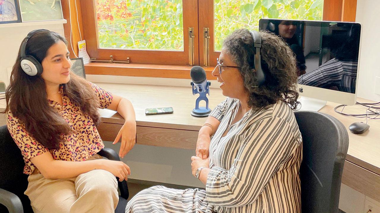 (From left) Aashna Patel in conversation with Shireen Gandhy