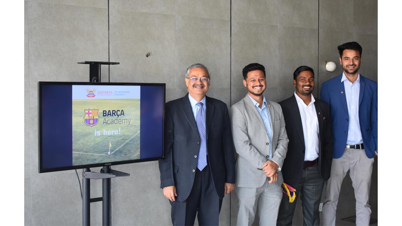 Ajeenkya DY Patil University Welcomes Barca Academy Union With its Sport Academy