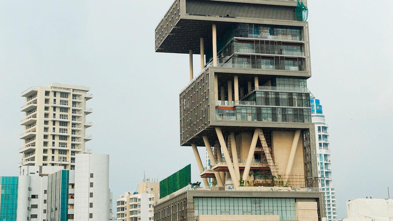 Antilia was in news earlier this year after a bomb-laden SUV was found nearby