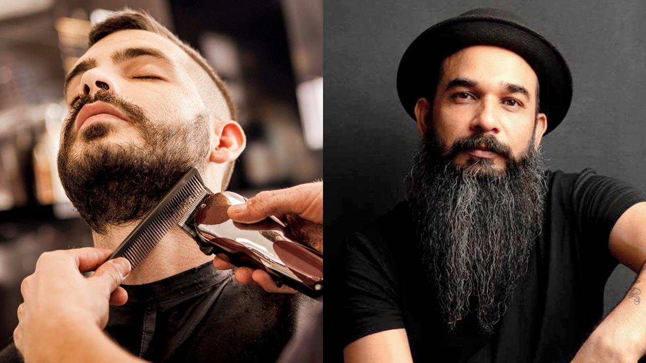 Trims are important for a neat look; (right) Bony Sasidharan