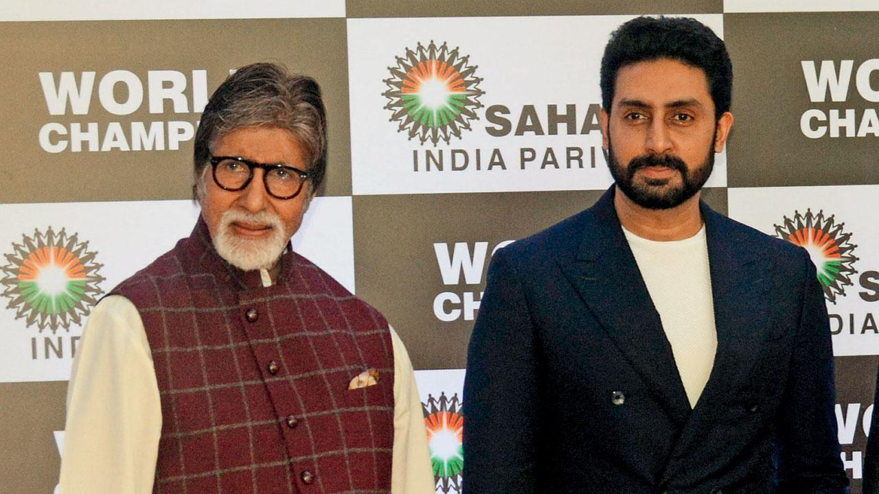 'Proud to say you are my son,' says Amitabh Bachchan after watching Abhishek Bachchan in Bob Biswas trailer