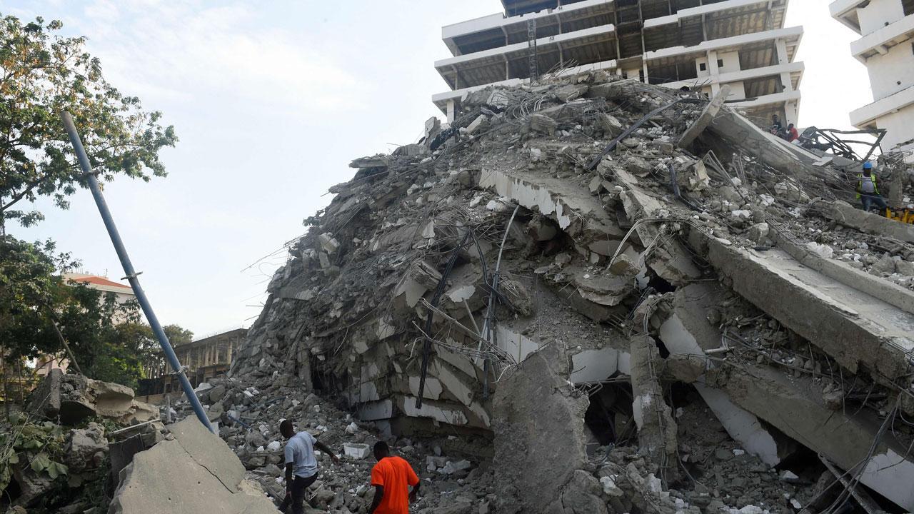 Death toll rises to 20 in 21-storey building collapse in Nigeria