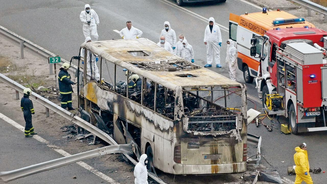 Bus crash in Bulgaria kills 45 people