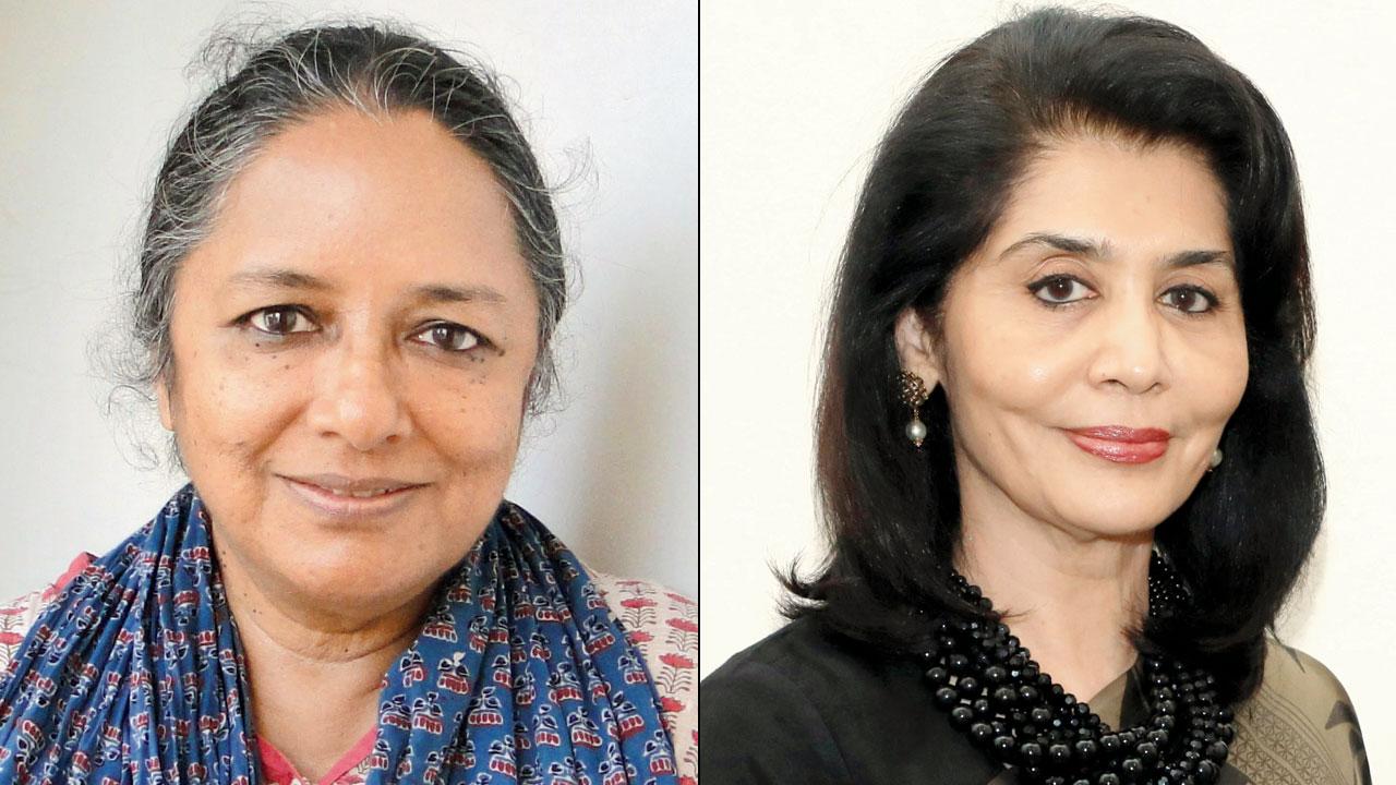 (From left) Chandita Mukherjee; Tasneem Zakaria Mehta