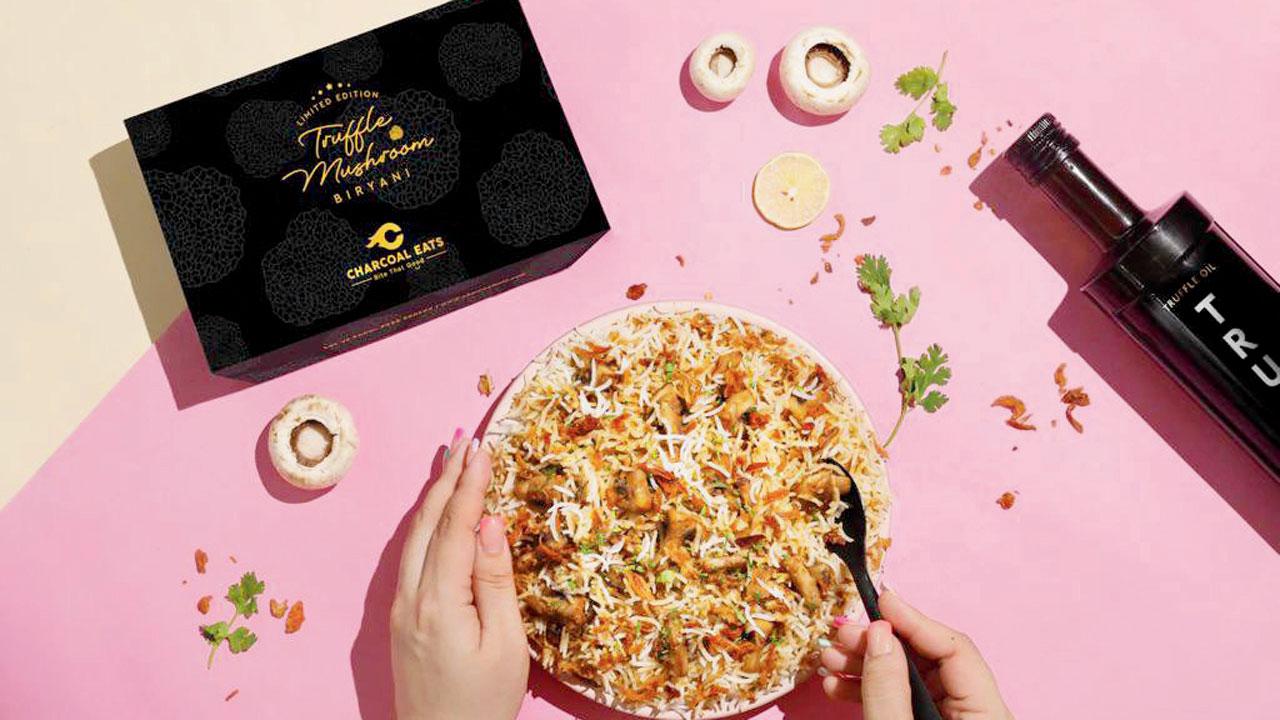 Truffle biryani by Charcoal Eats