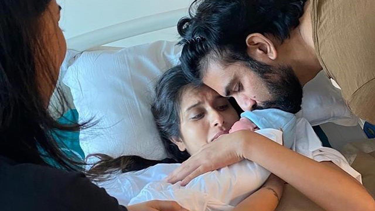 Charu Asopa, Rajeev Sen welcome a baby girl; see photo