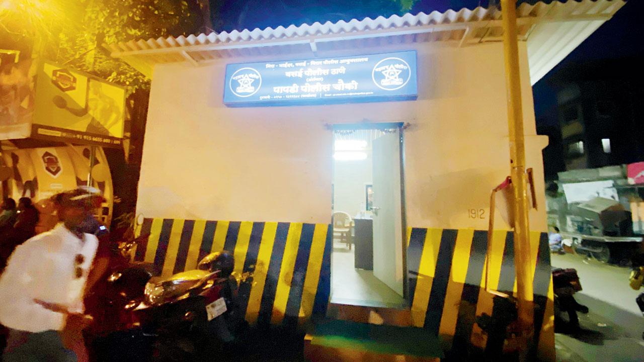 Papdi police chowkie where the incident took place