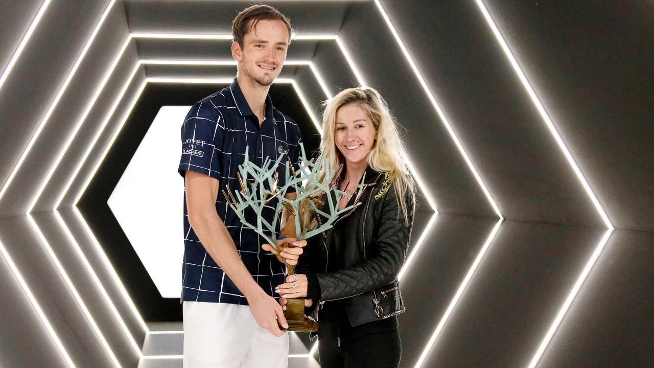 Wife Daria’s support helps Daniil Medvedev perform
