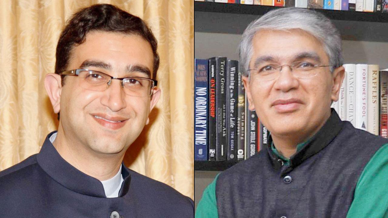 Dinyar Patel’s Naoroji is one of the shortlisted titles; (right) jury member Manish Sabharwal