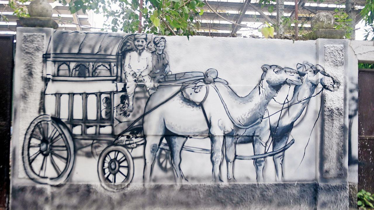 Mumbai: Cooperage football stadium wall scores old world goal