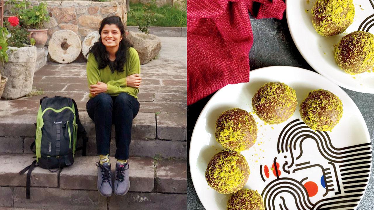 (Left) Gayatri Shrikhande (@thedessertedgirl) (Right) Marie biscuit truffles created for the project