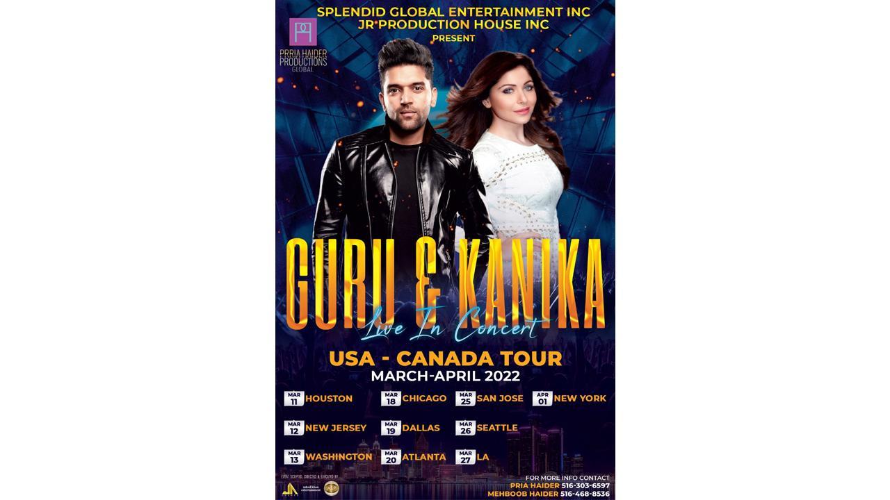 Prria Haider productions bring backs live concerts in US with Guru Randhawa and Kanika Kapoor