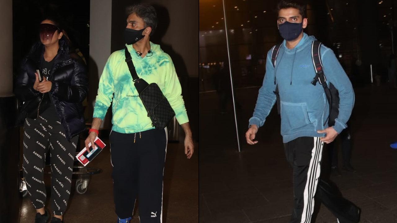 Airport Diaries: Huma Qureshi with boyfriend Mudassar Aziz; Zaheer Iqbal spotted
