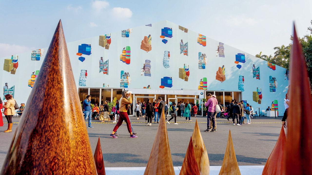 The winning façade for the 2020 edition of India Art Fair