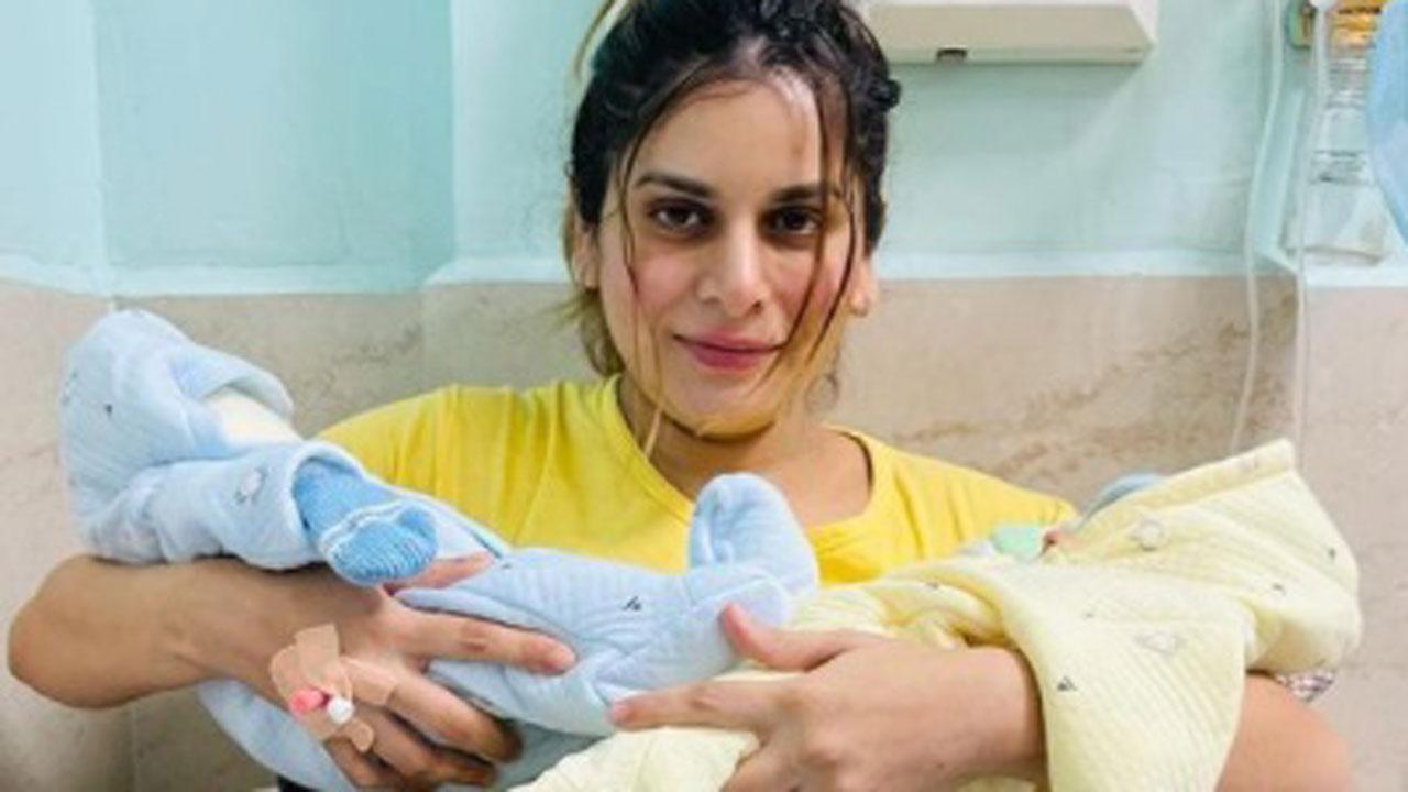 'Kundali Bhagya' actress Isha Anand Sharma blessed with twin baby boys; see photos