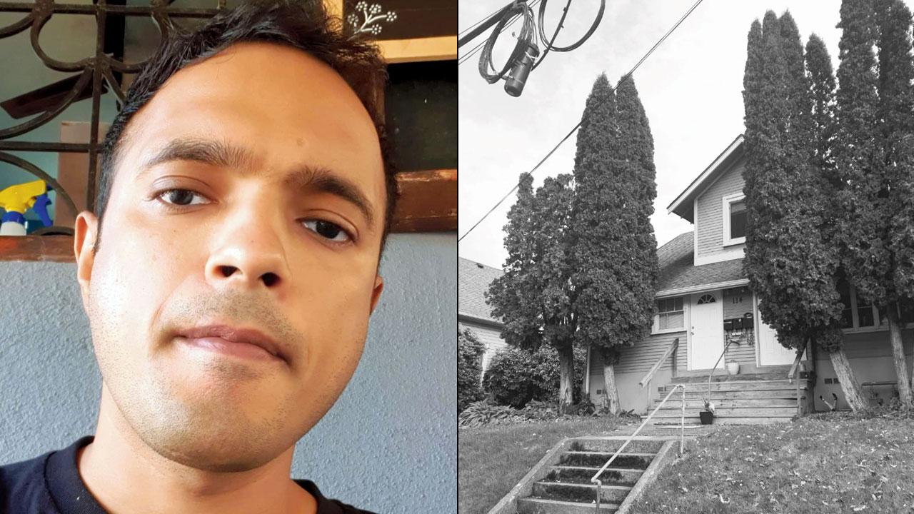 Kurt Cobain’s house in Olympia, US, where Meer (left) is staying