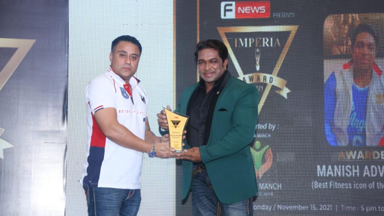 Manish Advilkar Awarded as the Fitness Icon of the Year 2021