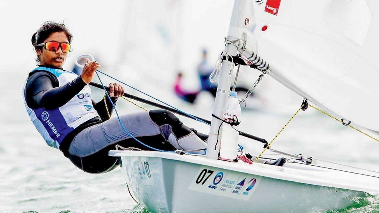 Olympic sailor Nethra bags gold in Spain