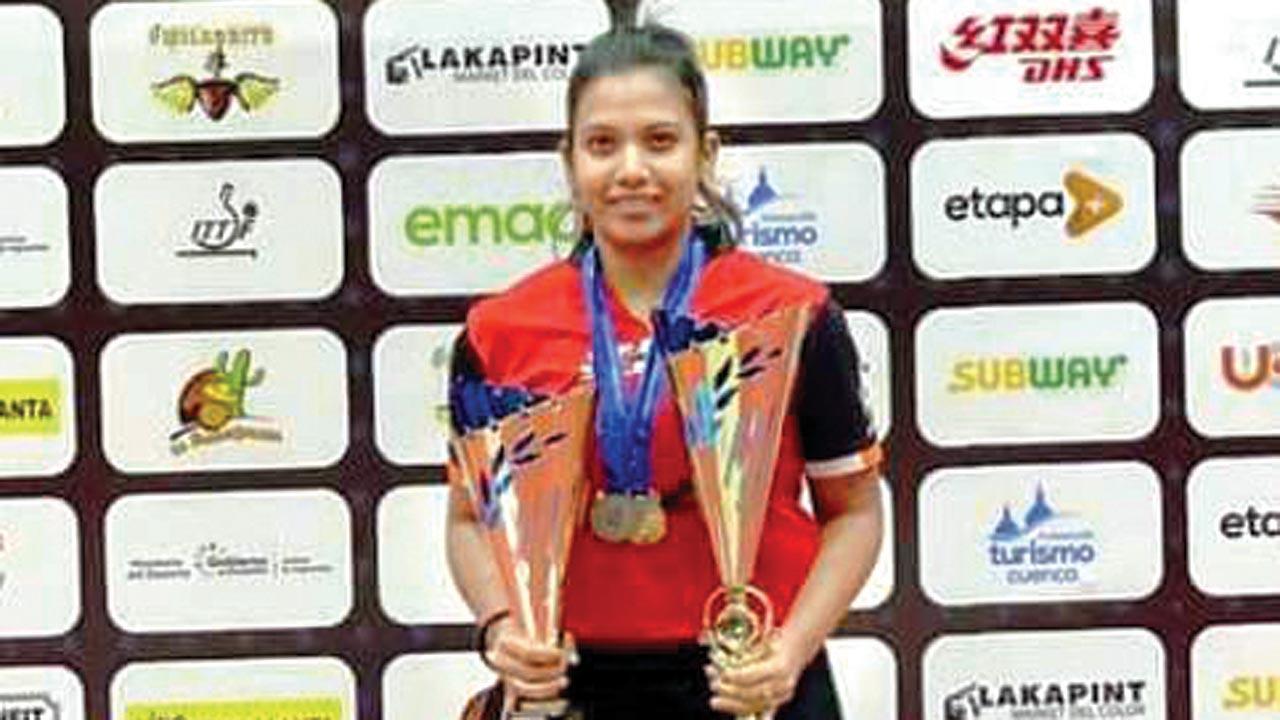 Mumbai girl Reeth Tennison bags TT gold in Ecuador
