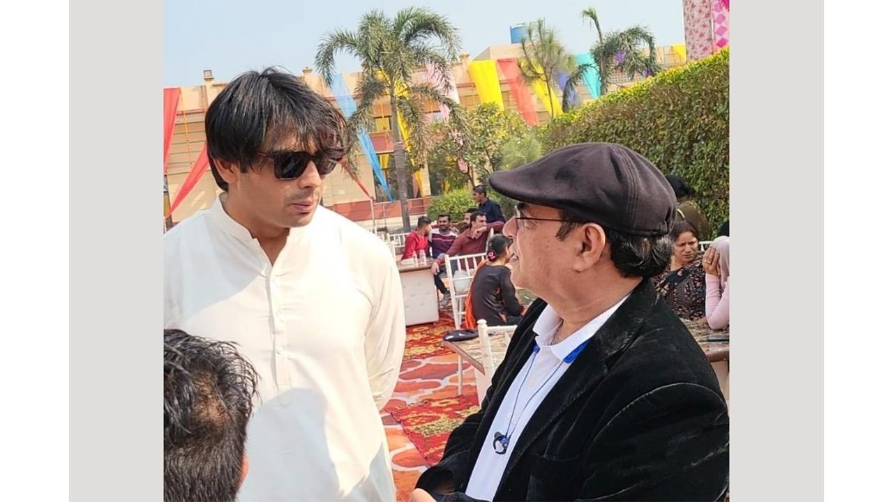 Olympic gold medalist Neeraj Chopra invited to visit Surat by Entrepreneur Subhash Dawar