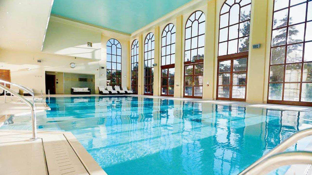 A pool in the luxury hotel that stands on the Stoke Park property. Pic/booking.com