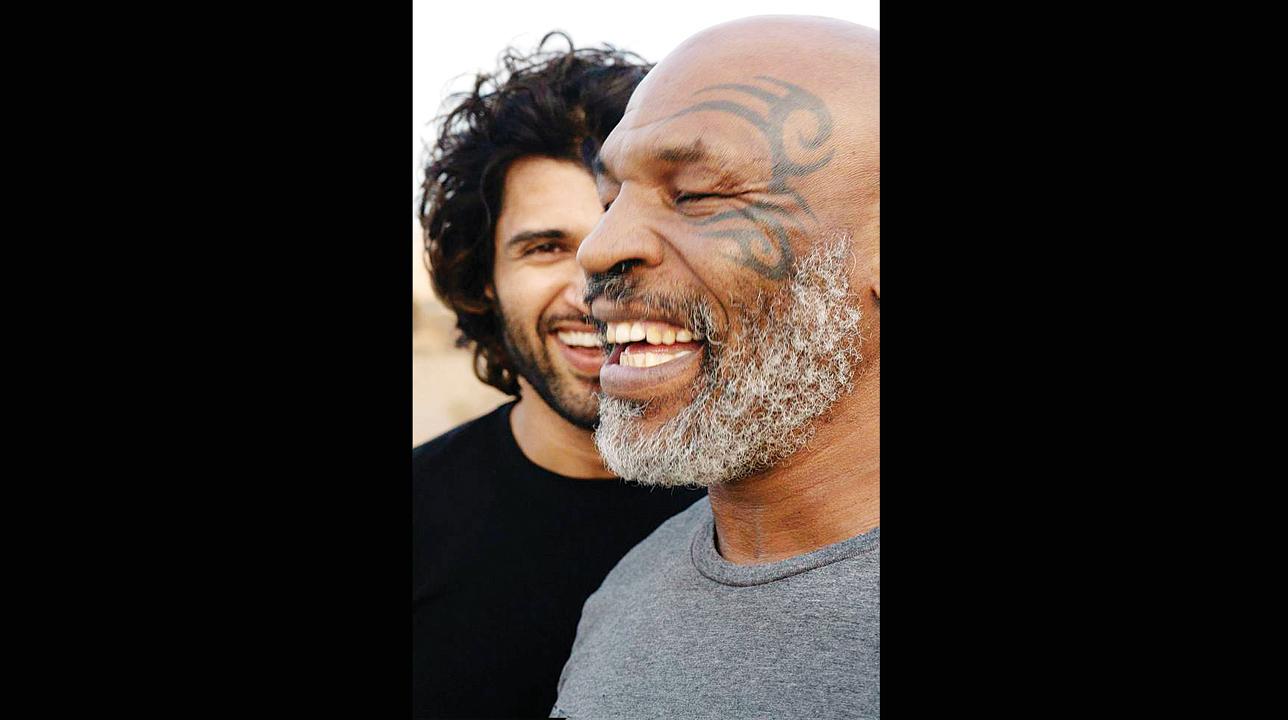 Vijay Deverakonda and Mike Tyson