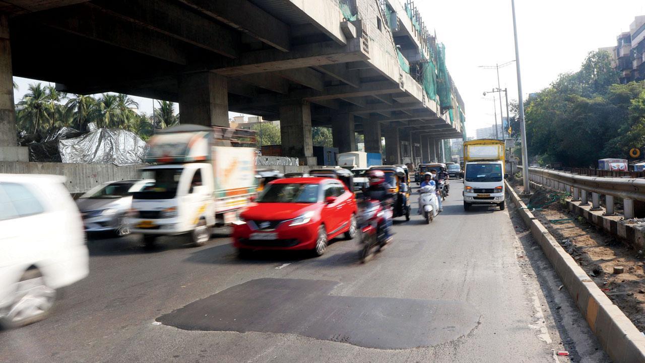 ‘Uneven patches making Western Express Highway accident-prone’
