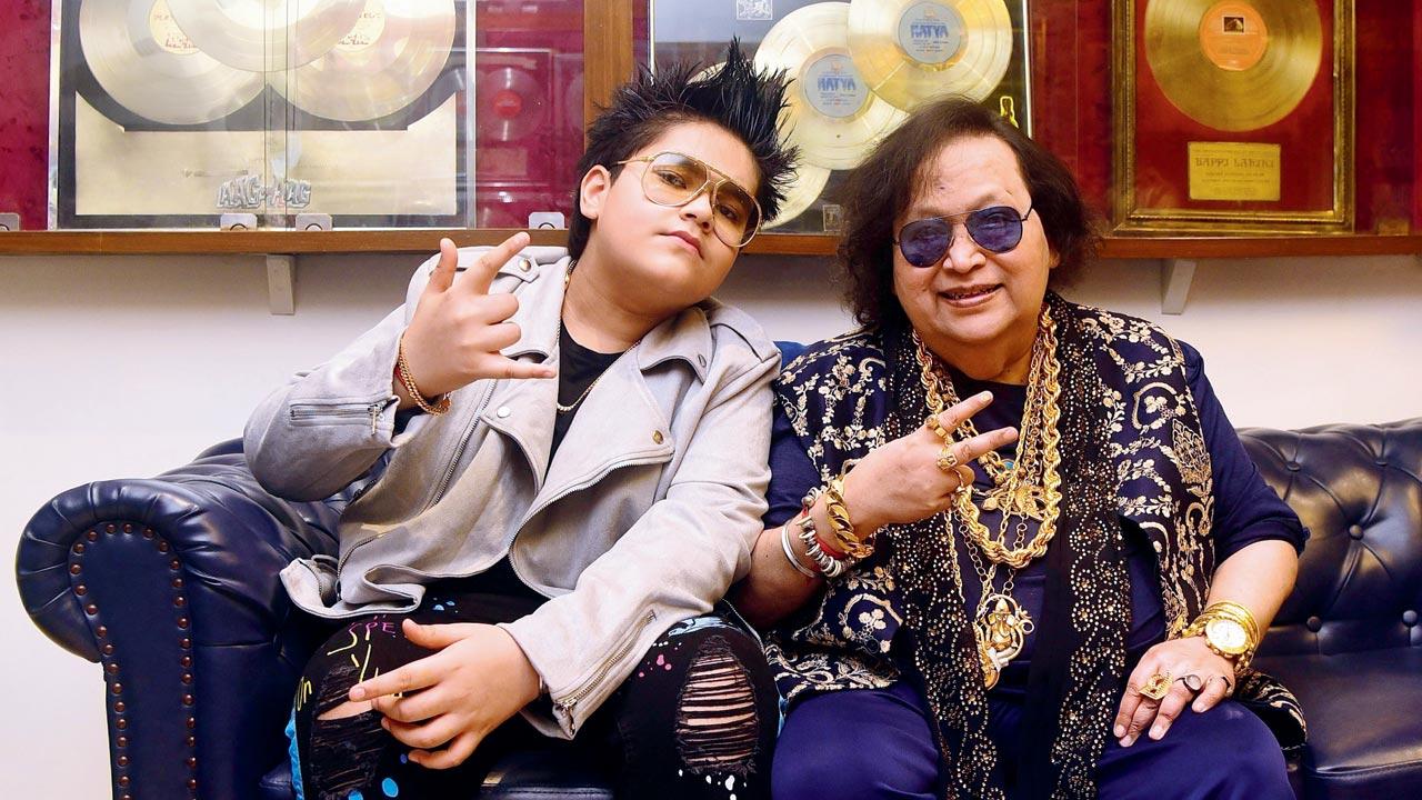 It’s like granddad like grandson with Bappi Lahiri and Swastik Bansal, who love gold and music