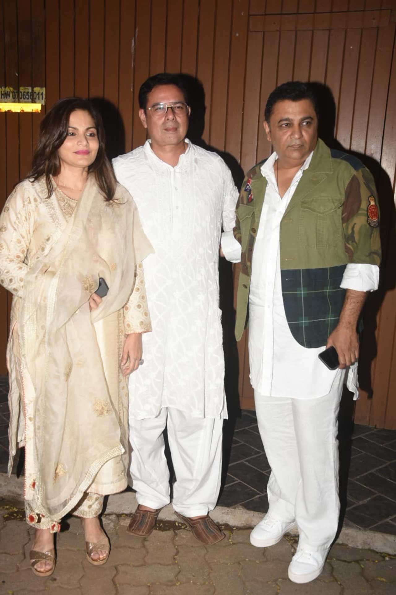 Designer Ashley Rebello attended the party with Alvira Khan Agnihotri, Atul Agnihotri and other Khan family members. He shared a bunch of pictures and videos from the engagement party on his Instagram account. 