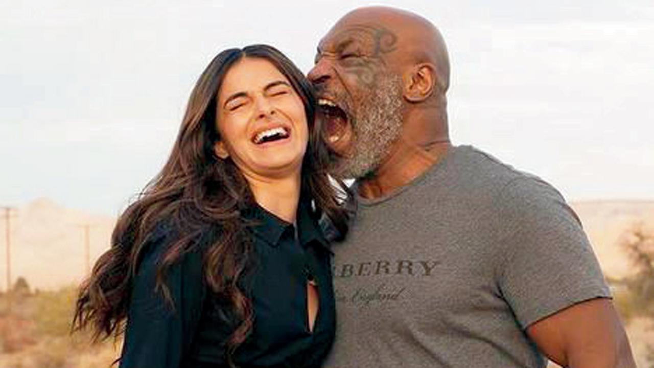 Ananya Panday and Mike Tyson