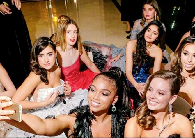 In 2018, Ananya Panday was featured in Vanity Fair's 2018 edition along with Hollywood icon Reese Witherspoon's daughter, Eva Phillippe. Besides Ananya and Eva, the other prominent names in the spread included Scotland's Cecily Lasnet (great-granddaughter of the Duke and Duchess of Devonshire), French film icon Jean-Paul Belmondo's grandson Giacomo Belmondo, Princess Sibilla and Prince Leopold of Luxembourg among others (Picture courtesy/Vanity Fair)
