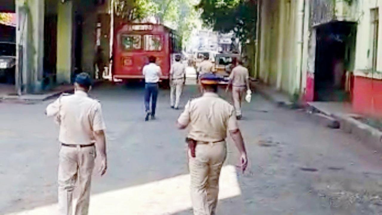 Buses were escorted outside depots under police cover to avoid damage
