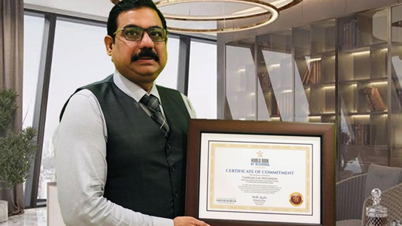 Mumbai-based Professor Dr. Lal Tanwani bags World Record Title for receiving 11 Educational Degrees