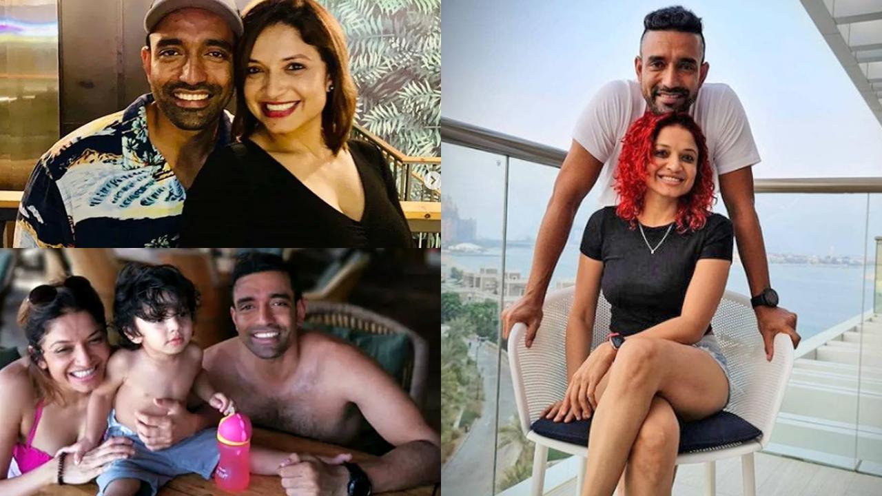 PHOTOS: Robin Uthappa's life off-the-pitch with his wife Shheethal and son Neale