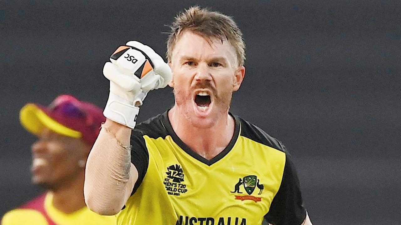 T20 World Cup: David Warner’s unbeaten 89 helps Australia hammer West Indies