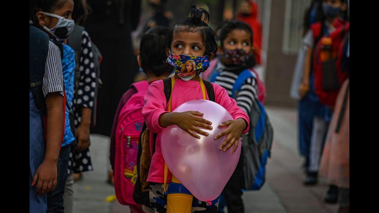 Schools in Delhi were ordered to shut last year in March ahead of a nationwide lockdown to contain the spread of the pandemic. Pic/AFP