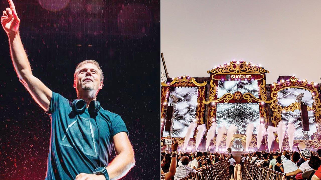 Armin van Buuren. Pic courtesy/Facebook; (right) A previous edition of Sunburn