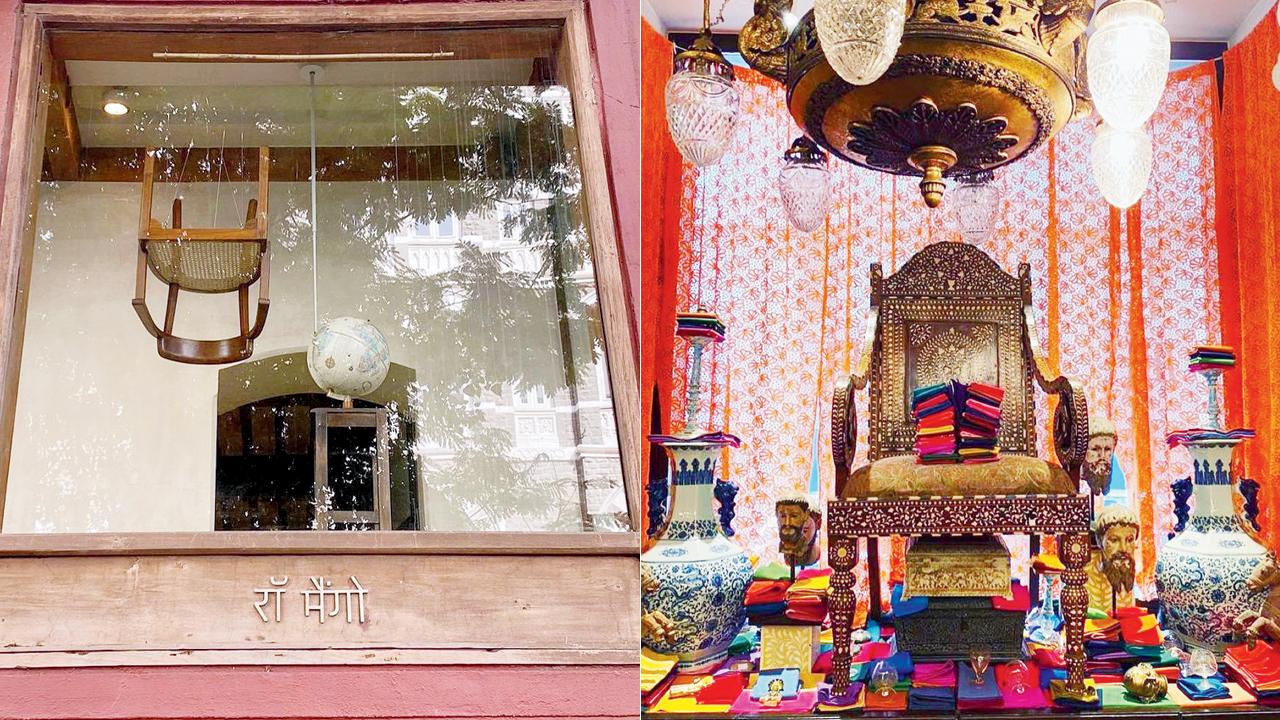 (From left) The Evocative Object by Samanta Batra Mehta; Home Away From Home by Mario d’Souza in Colaba. Pics courtesy/Mihir Thakkar