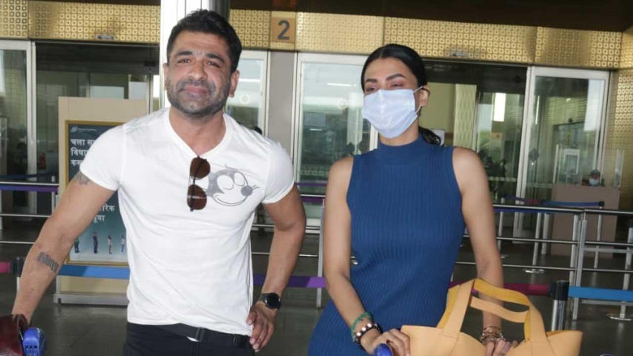 Bigg Boss's Eijaz Khan and Pavitra Punia dish out couple goals at the airport  
