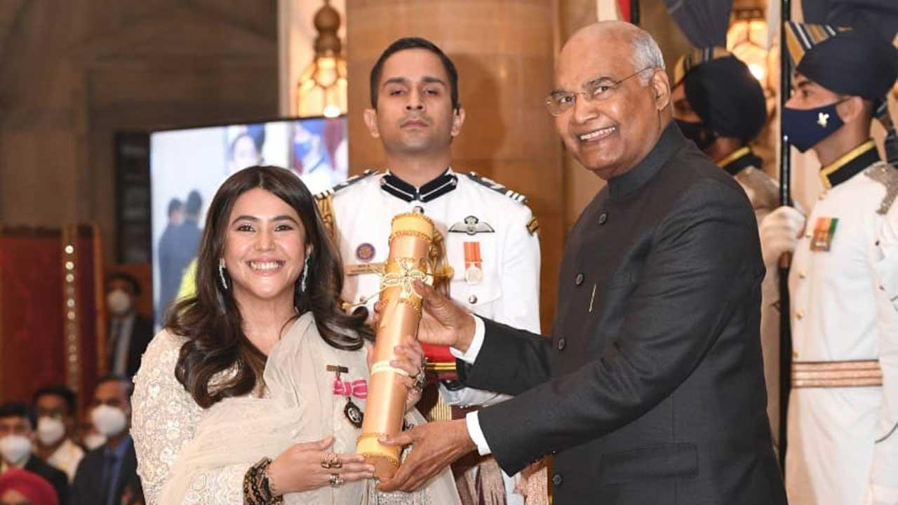 Ekta Kapoor receives Padma Shri; dedicates this badge of honour to Jeetendra and Shobha Kapoor 