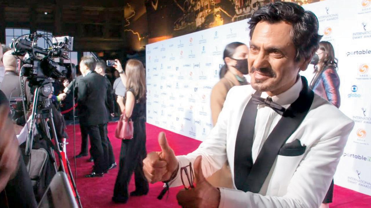 Nawazuddin Siddiqui on the red carpet