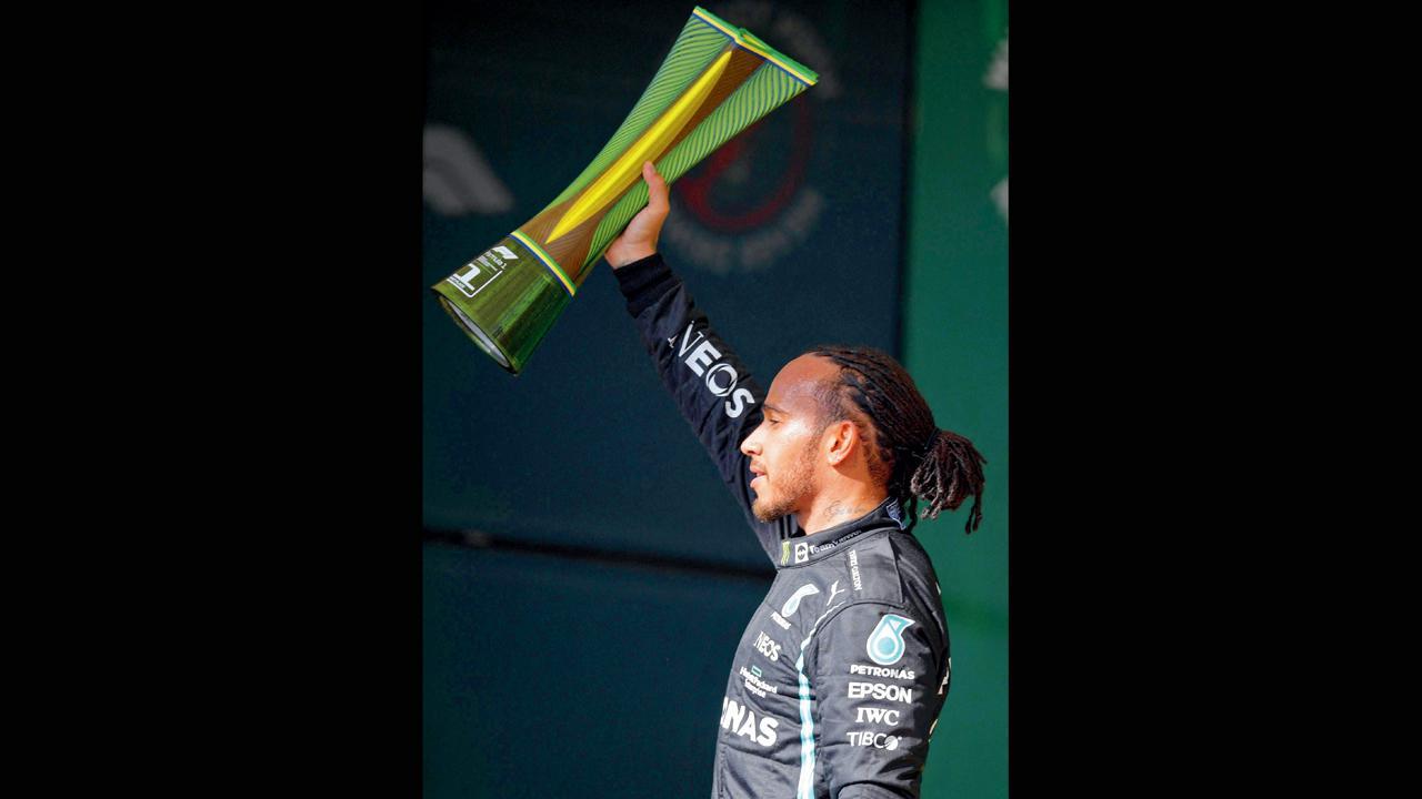 Hamilton calls Brazil win ‘all-time great race’