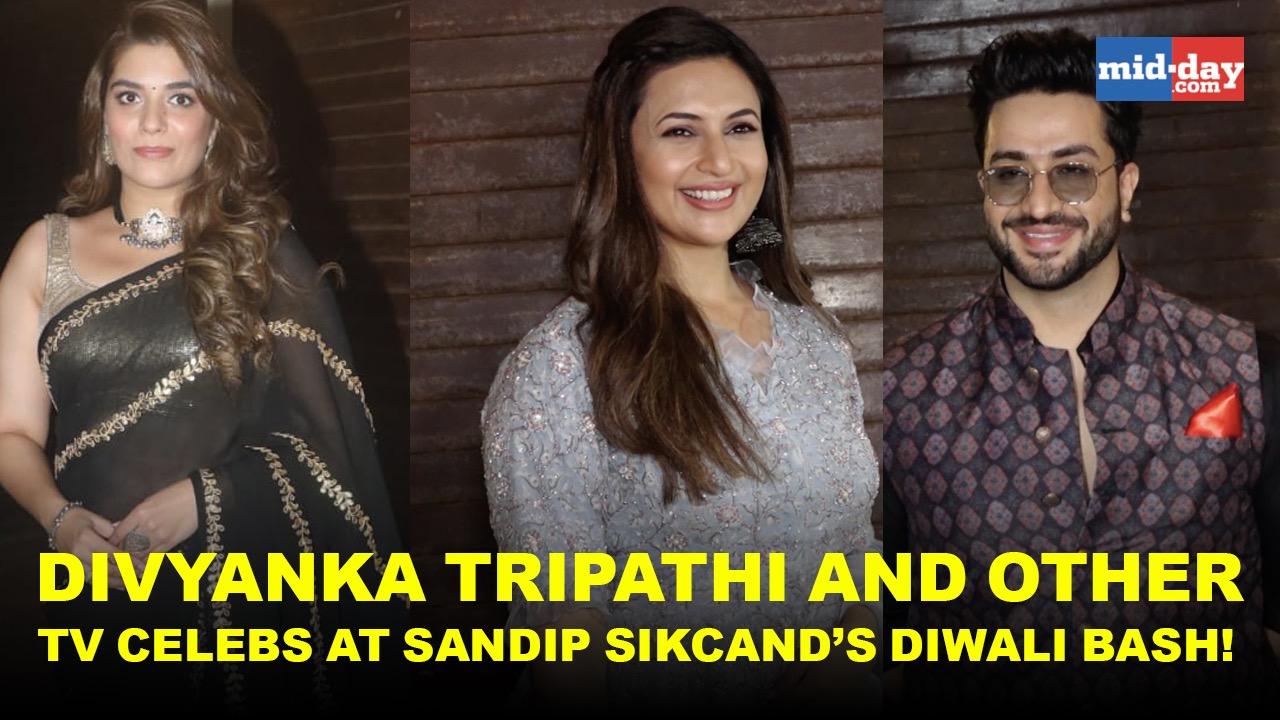 Divyanka Tripathi and other TV celebs at Sandip Sikcand’s Diwali bash!