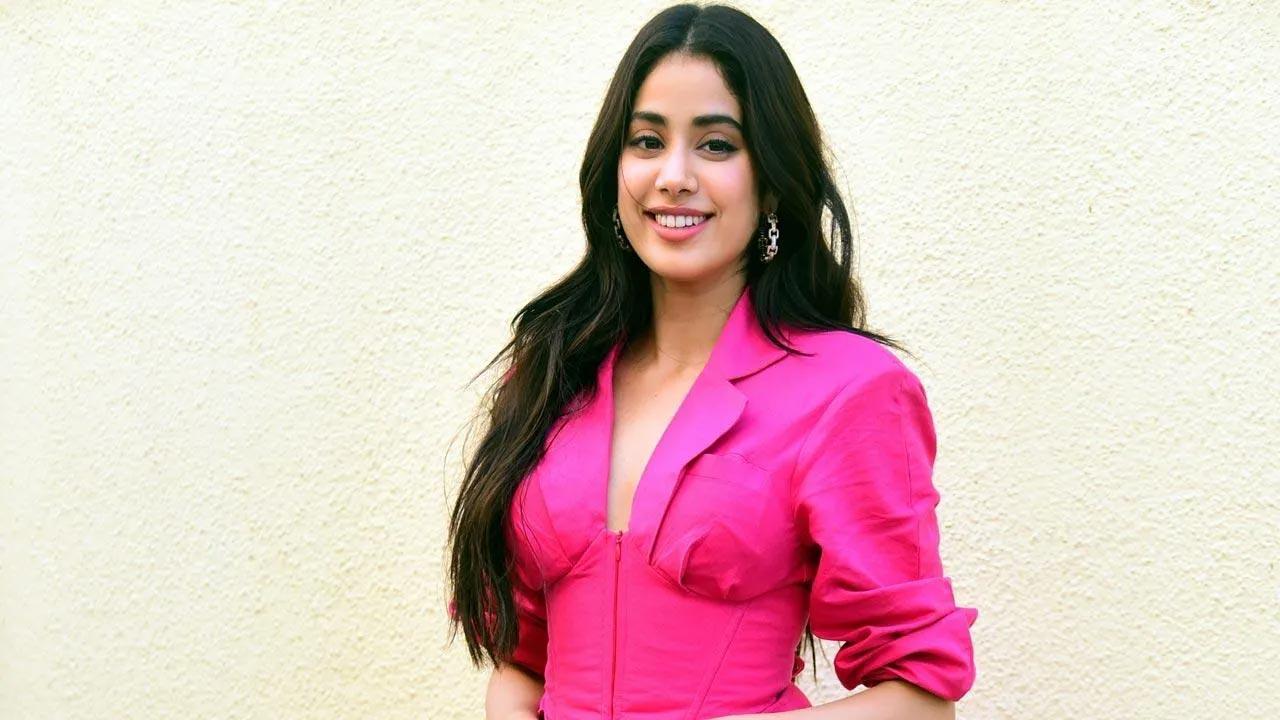 PHOTOS: Janhvi Kapoor stuns in pink mini dress; calls herself 'Barbie baby'