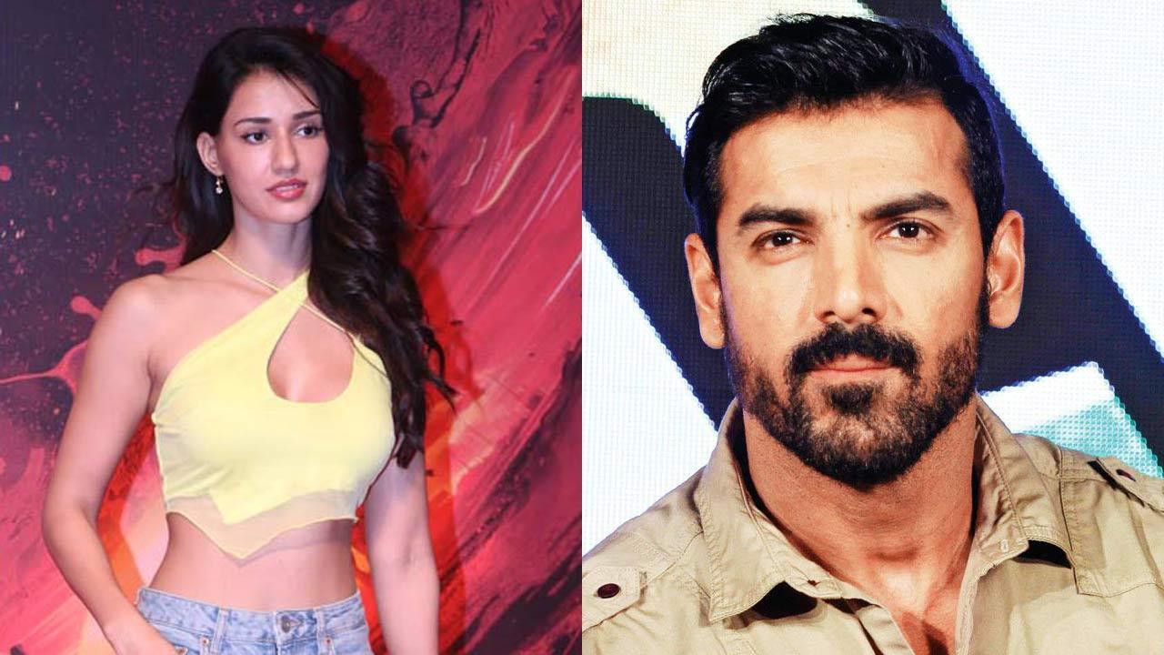 Disha Patani and John Abraham/picture courtesy: mid-day archives