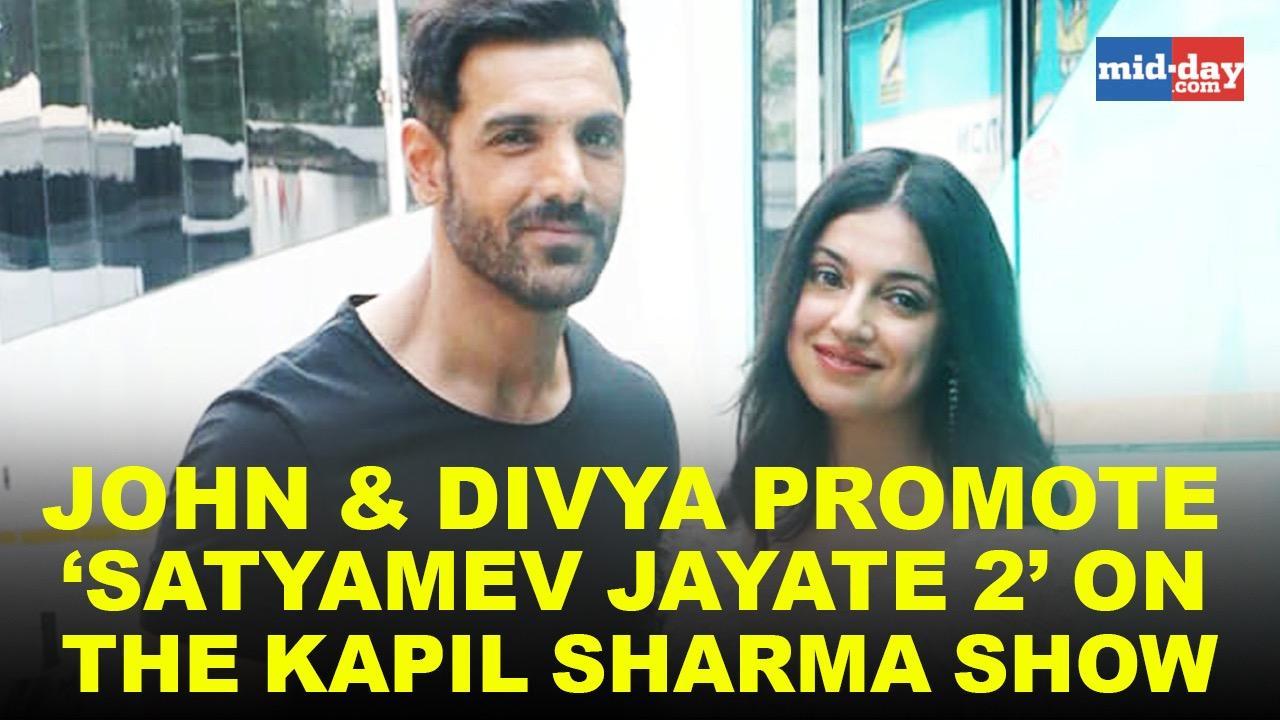 John Abraham, Divya promote 'Satyamev Jayate 2’ on the sets of Kapil Sharma Show