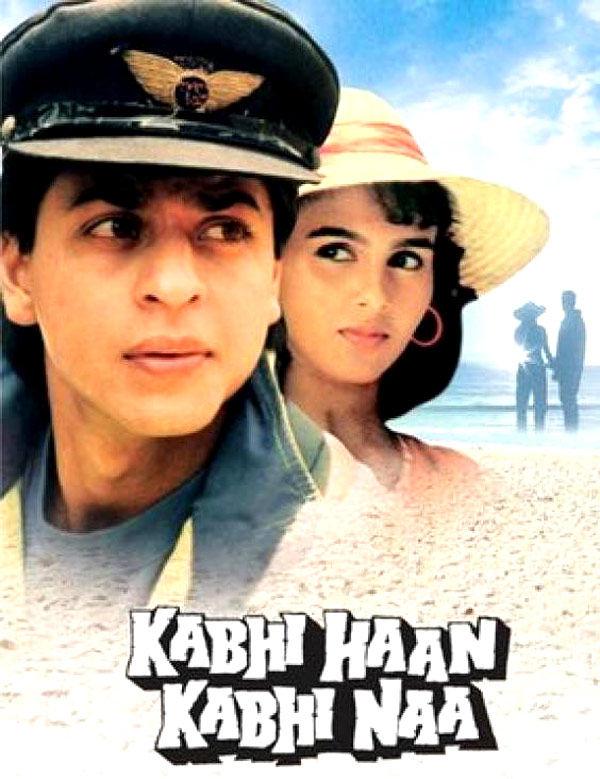 Unrequited in love: Shah Rukh Khan gave what many consider his most charming on-screen avatar in Kabhi Haan Kabhi Naa. Despite being madly in love, SRK's character in the film sacrifices his one-sided love with a heavy heart so that two sweethearts can unite.