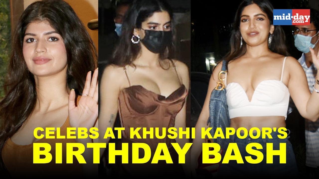 Janhvi Kapoor, Bhumi Pednekar and others celebrate Khushi Kapoor's 21st birthday