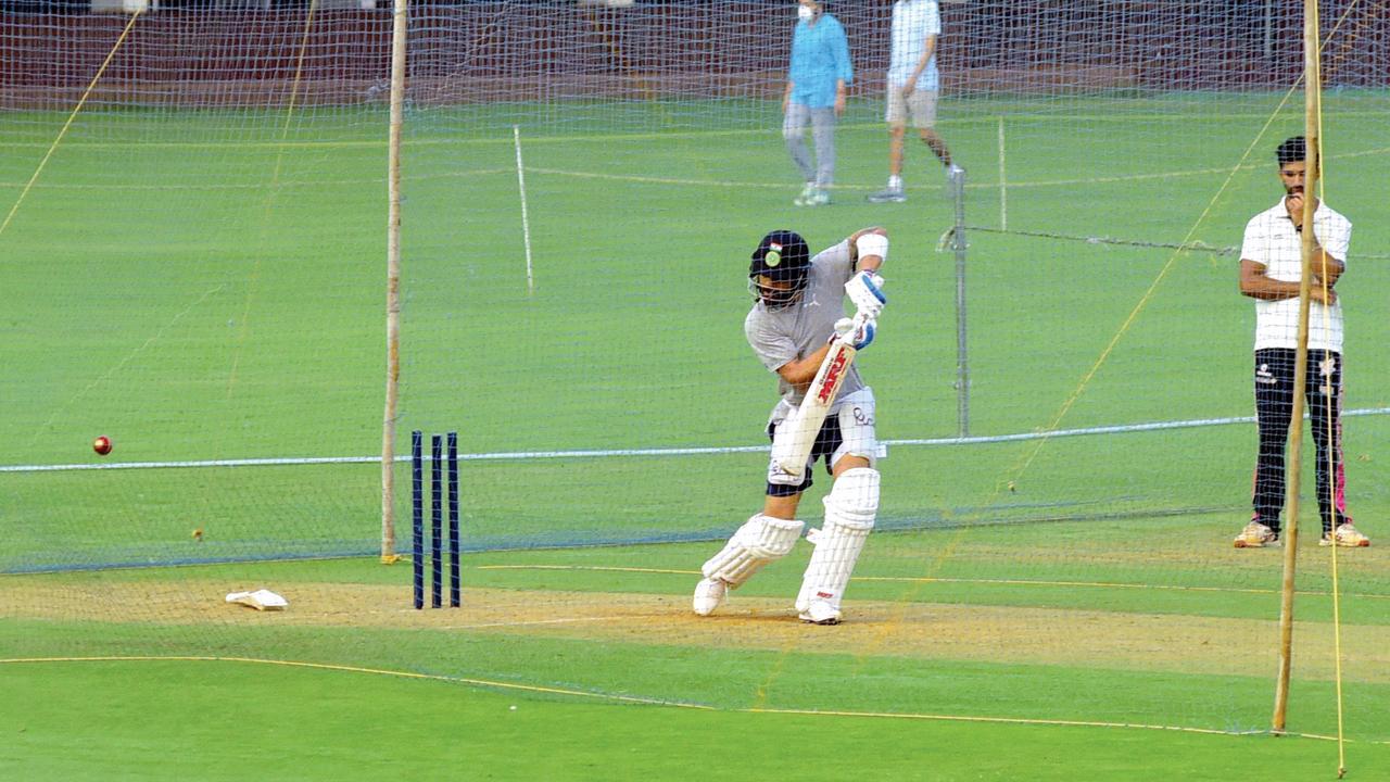 Virat Kohli is tuning up for the big Test at Wankhede